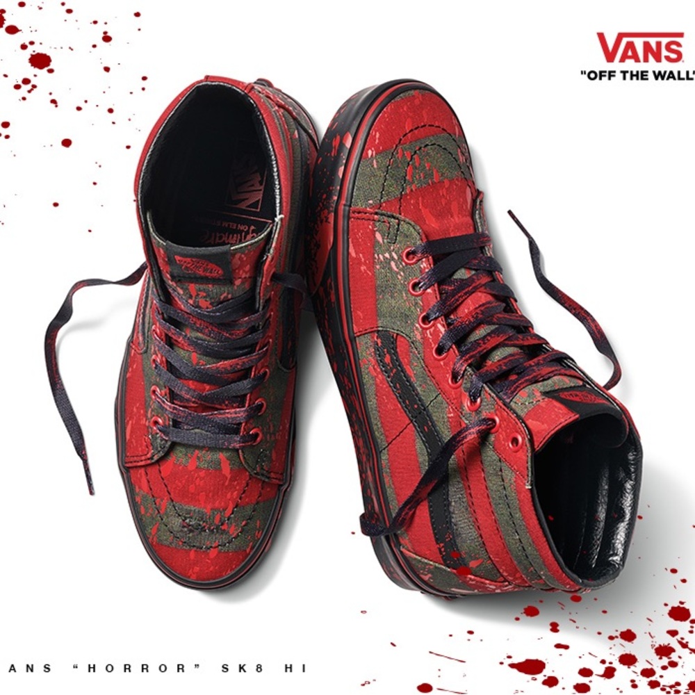 Vans Sk8-Hi
Horror Pack Nightmare on Elm Street Freddy Krueger